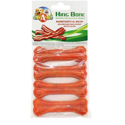 KingBone Bacon кістка житлова вузлова з біконом 10см 35гр 4шт