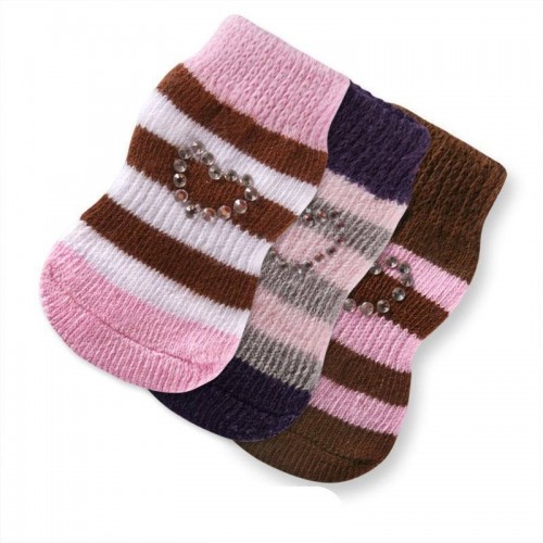 Носки для собак Is Pet "Кристальное сердце" темно-синие