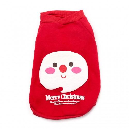 Толстовка для собак Pet Style "Merry Christmas" красный