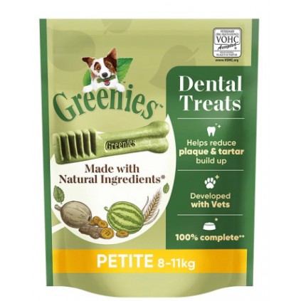 Greenies Dental Treats Petite натуральное лакомство для чистки зубов для собак 8-11кг упак./5шт.