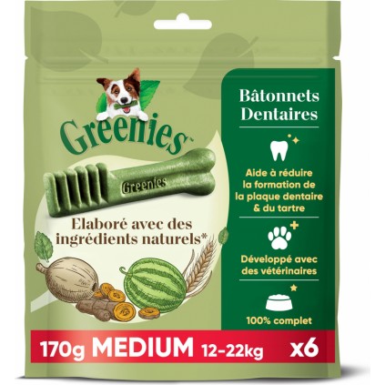 Greenies Dental Treats Medium Natural Ingredients для чистки зубов для собак 12-22кг упак./3шт.