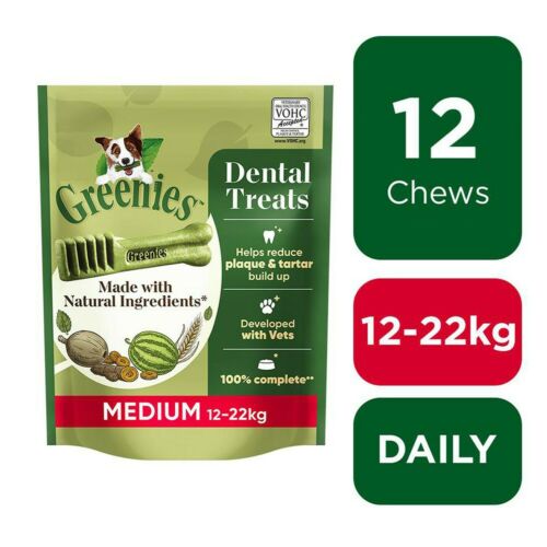 Greenies Dental Treats Medium Natural Ingredients для чистки зубов для собак 12-22кг ПОШТУЧНО