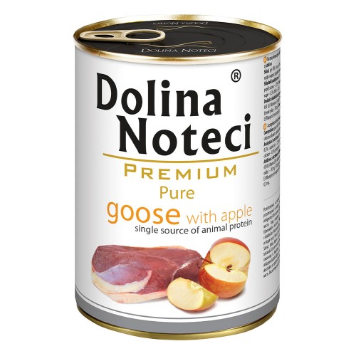 Консервы для собак DOLINA NOTECI PREMIUM PURE для аллергиков с гуськой и яблоком 400гр Консервы для собак DOLINA NOTECI PREMIUM PURE для аллергиков с гуськой и яблоком 400гр