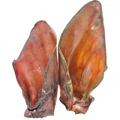 Натуральні сушені ласощі для собак Вухо яловиче