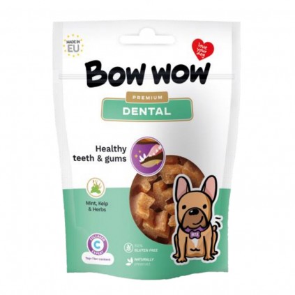 Ласощі для собак "Bow wow" Dental снеки, здорові зуби та ясна, 60 гр