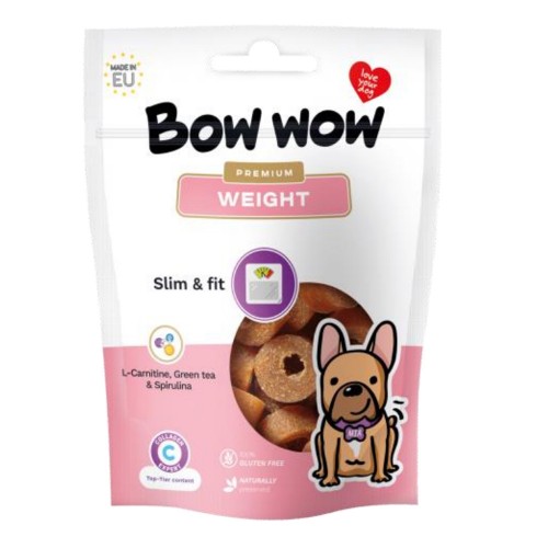 Ласощі для собак "Bow wow" Weight снеки, від проблем із зайвою вагою, 60 гр