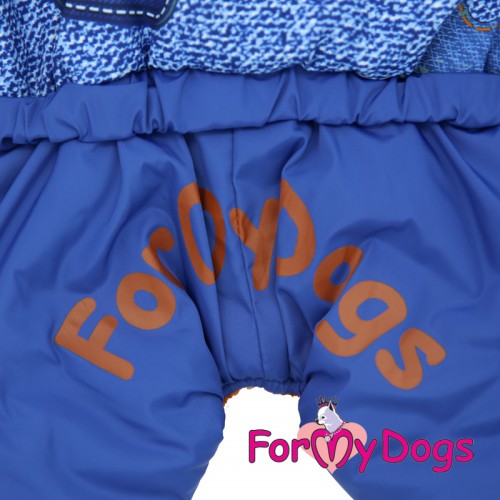 Зимний комбинезон для собак For My Dogs "Джинс" синий , фото 5 Зимний комбинезон для собак For My Dogs "Джинс" синий