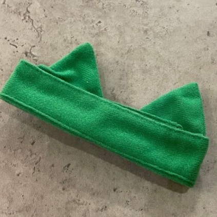 Карнавальний нашийник на шию або обідок на голову "Троль" зелений