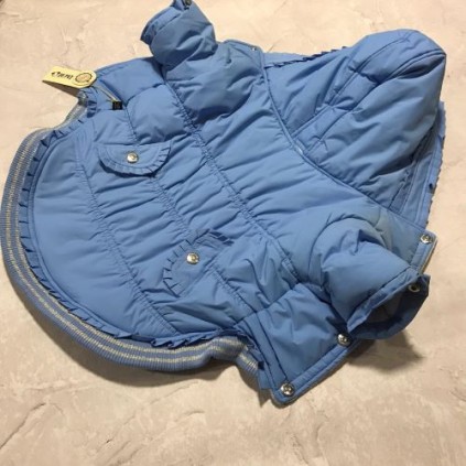Зимова куртка для собак Is Pet Вікторіанська Зима з капюшоном, блакитна