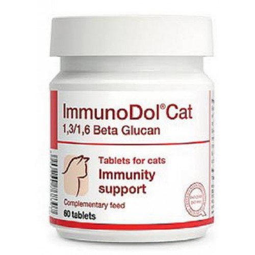 Dolfos ImmunoDolCat Витаминно минеральная добавка для кошек стимулирует имунную систему 60 т.
