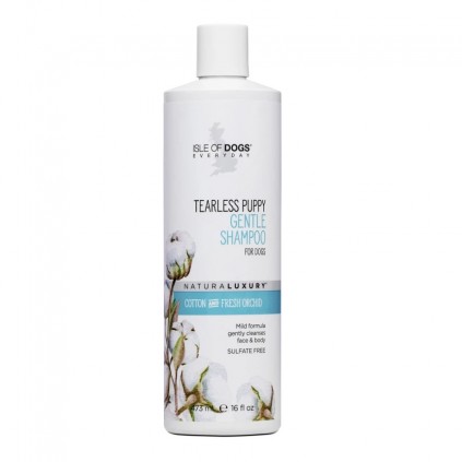 Isle Of Dogs TEARLESS PUPPY шампунь для цуценят без сліз, аромат бавовни та свіжої орхідеї 470мл