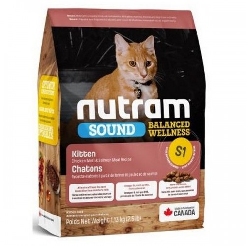 Корм для котят NUTRAM холистик с курицей и лососем для котят 0,340г Корм для котят NUTRAM холистик с курицей и лососем для котят 0,340г