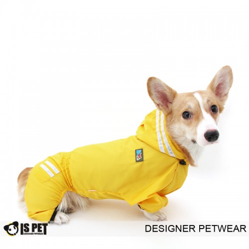 Пыльник для собак Is Pet "Светодиодные полоски" желтый