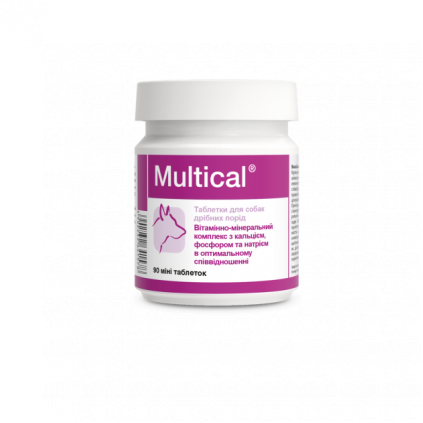 Dolfos Multical Mini Витаминно минеральная кормовая добавка для собак мини, малых пород,1т/2кг 90 т.