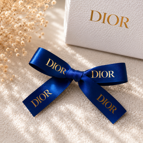 Синя шпилька-бант Dior для собак | Атласний аксесуар для грумінгу та фотосесій | Елегантна прикраса для вовни