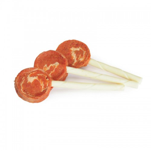 Ласощі для собак м\'ясні Camon льодяники на кісточці з кролика, 80 гр, 8,5÷9,5 см