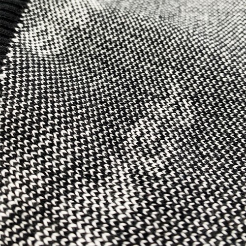 Брендовый свитер для собак Balenciaga двухслойная вязка, с надписями по бокам, черный