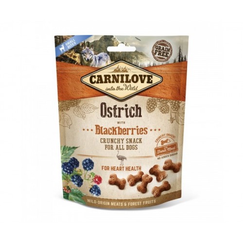 Carnilove лакомства для собак Crunchy Snack Ostrich with Blackberries мясо страуса и ежевика Carnilove лакомства для собак Crunchy Snack Ostrich with Blackberries мясо страуса и ежевика