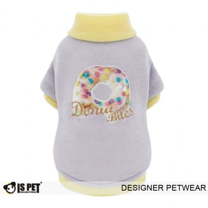Толстовка для собак Is Pet "Donut Bites sweater" фиолетовый