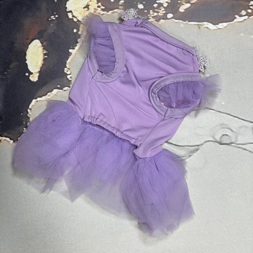 Платье для собак ABBY ABBY "Жемчужные бусы" фиолетовый