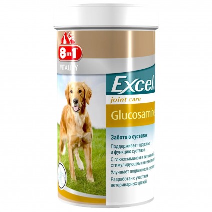 8 in1 Витамины Глюкозамин для собак для суставов Excel Glucosamine 55табл.