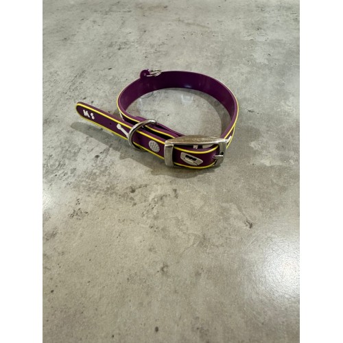 Ошейник для собак селиконовый Smart way водостойкий с колокольчиком, фиолетовый