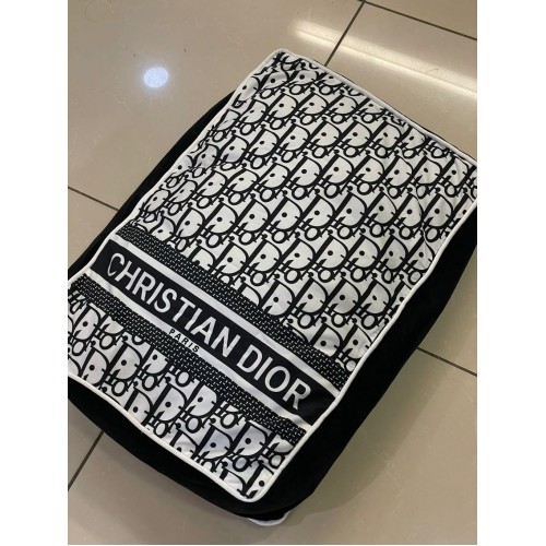 Брендовая лежанка матрасик для собак и кошек Christian Dior черная