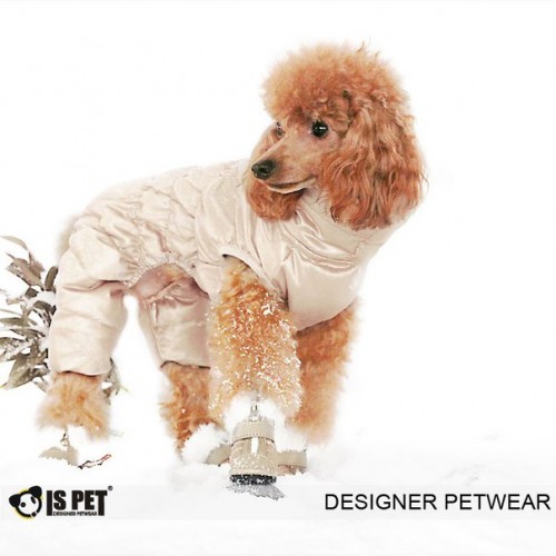 Зимний комбинезон для собак Is Pet с высоким воротником,без капюшона Alps explorer коричневый