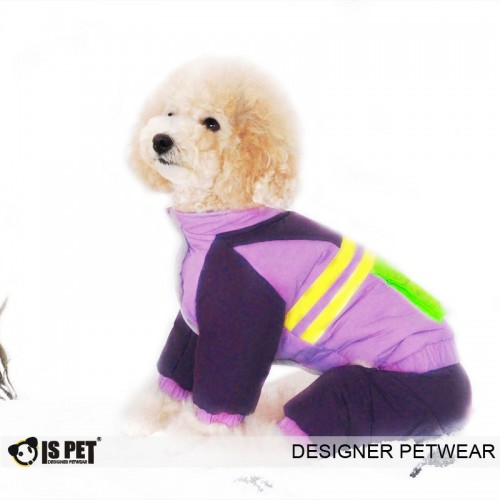 Зимний комбинезон для собак Is Pet "Grand pocket overall" фиолетовый