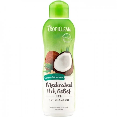 Tropiclean шампунь для собак и котов ОВЕС И ЧАЙНОЕ ДЕРЕВО лечебный ОТ ЗУДА И СУХОСТИ 355мл Tropiclean шампунь для собак и котов ОВЕС И ЧАЙНОЕ ДЕРЕВО лечебный ОТ ЗУДА И СУХОСТИ 355мл