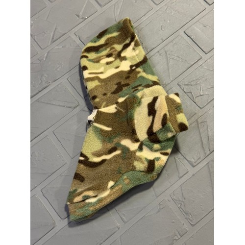 Толстовка флісова для собак "Мілітарі" коричнева