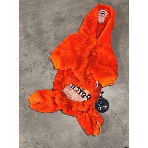 Плюшевый комбинезон для собак Petcircle кастюм в виде напитка FANTA, оранжевый
