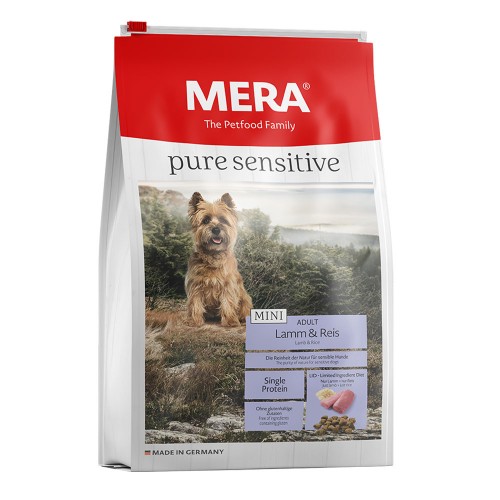 Сухой корм для собак MERA Mini Lamm&Reis для взрослых собак мелких пород с ягненком и рисом