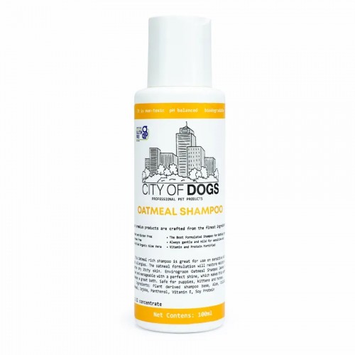 City of Dogs Шампунь для собак и кошек Oatmel увлажняющий, 100мл