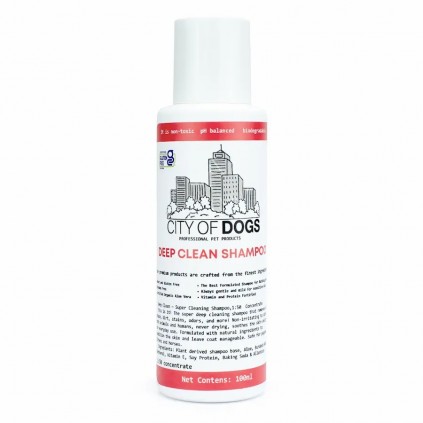 City of Dogs Шампунь для собак и кошек Deep Clean cупер очищяющий, 100мл