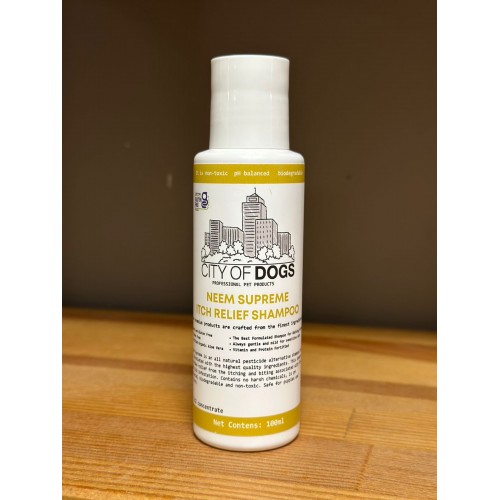 City of Dogs Шампунь для собак и кошек Neem Supreme c маслом ним от зуда, 100мл