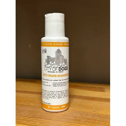 City of Dogs Шампунь для собак и кошек City Paws чистые лапки, 100мл