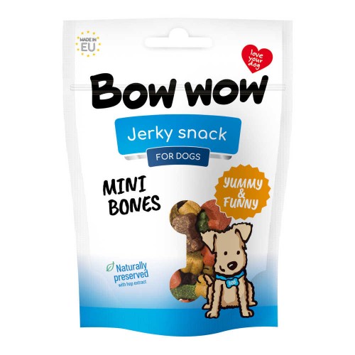 Лакомство для собак "Bow wow" мини косточки, 80 г