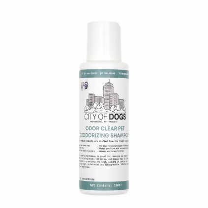City of Dogs Шампунь для собак и кошек Odor Clear для нейтрализации запаха, 100мл
