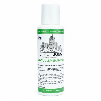 City of Dogs Шампунь для собак и кошек Mint Julep для текстуры и объема, 100мл