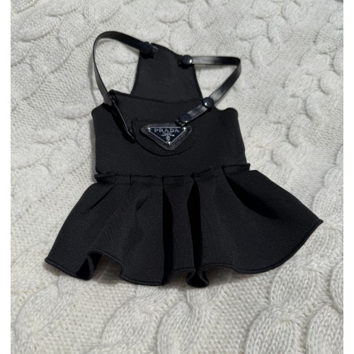 Платье для собак Prada Black | Брендовая одежда для питомцев