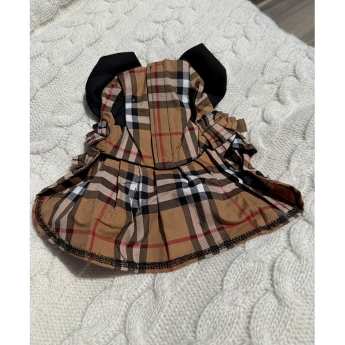 Платье для собак Burberry Classic Bow | Брендовая одежда для питомцев