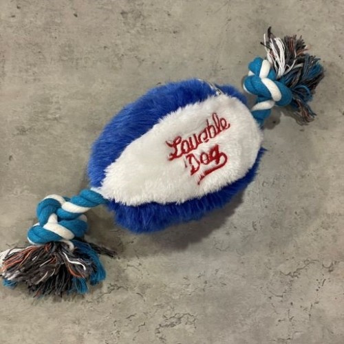 Игрушка для собак Американский футбол Lovable Dog U.S Football cotton плюшевая с пищалкой 28cm Игрушка для собак Американский футбол Lovable Dog U.S Football cotton плюшевая с пищалкой 28cm