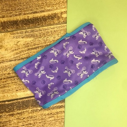 Трусы-бандаж для собак кобелей на липучке Золушка, фиолетовый