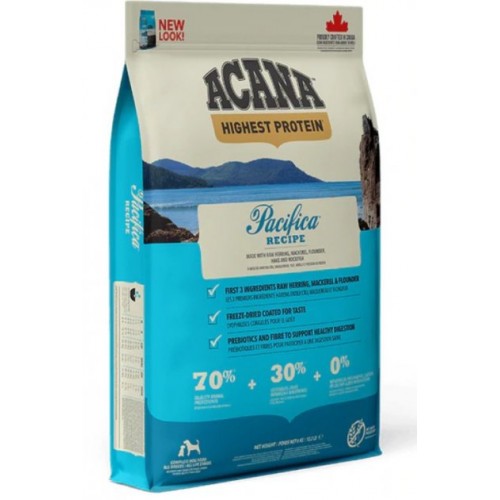 Сухой корм для собак ACANA Pacifica dog Recipe 5 видов тихоокеанской рыбы 100г