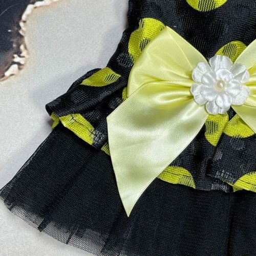 Платье для собак Multibrand "Little Skirts" желтый
