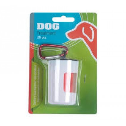 Капсула с пакетами для выгула собак DOG Treatment